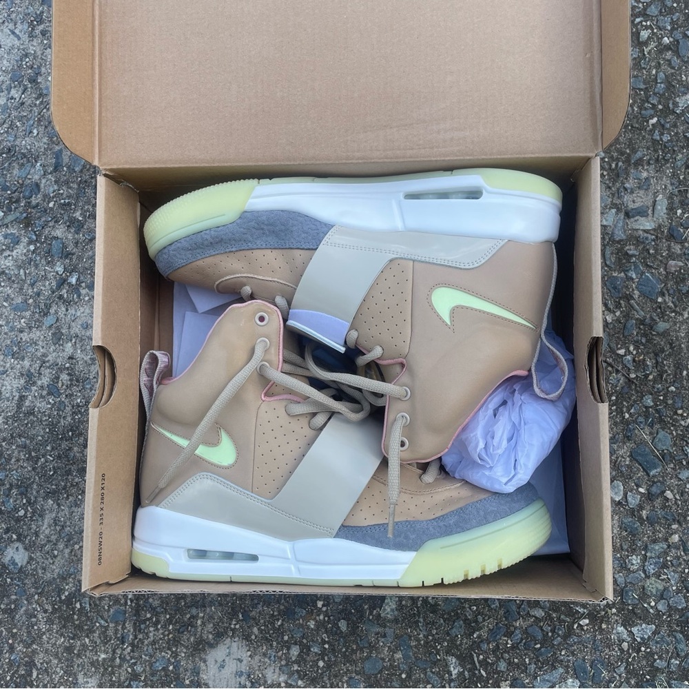Nike Tan and Gray Athletic Shoes